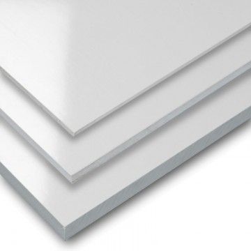 PVC Espumado blanco de 5mm. - 102 x 305 cm. - caja de 4 planchas